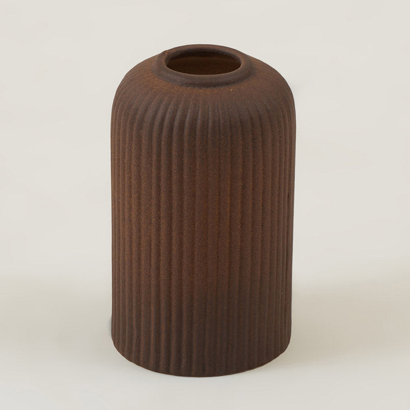 Abdiya Ceramic Vase - Brown media 4