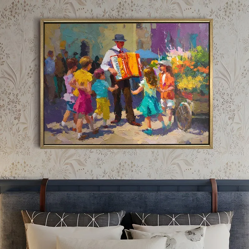 Street Melody Canvas Wall Painting With Frame media 5