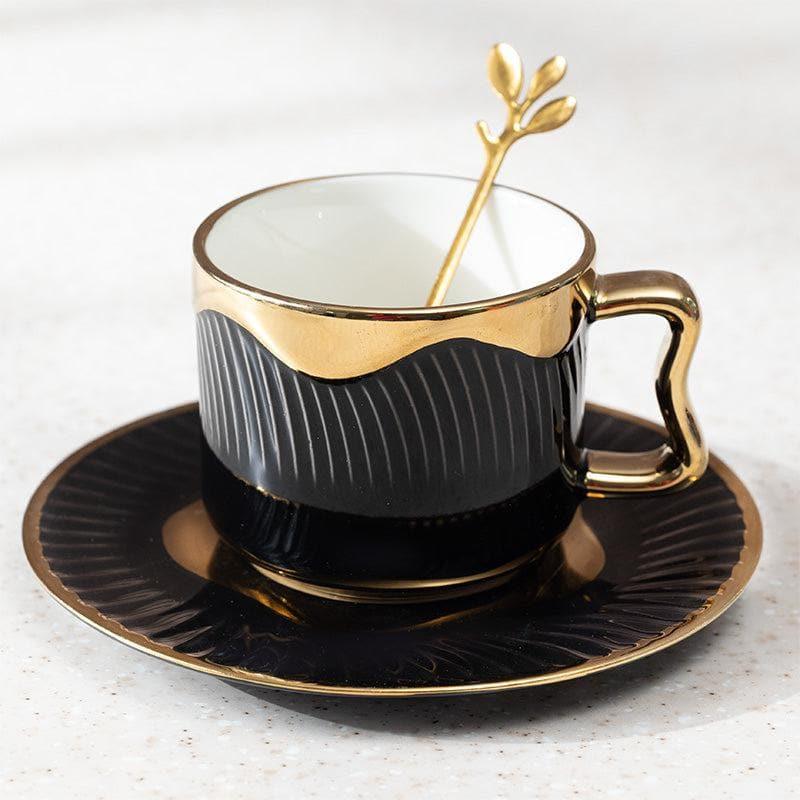 Hairi Cup & Saucer (Black) -Set of Six media 3