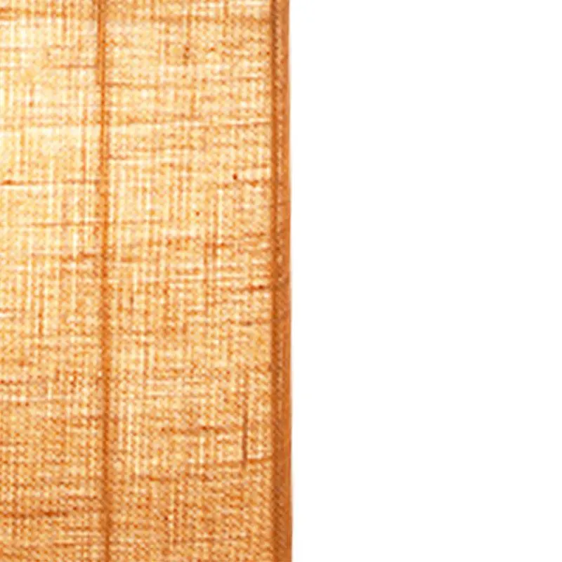 Miya Wooden Tower Floor Lamp With Jute Shade - Beige media 4