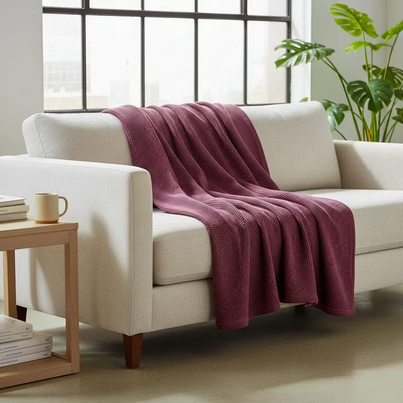 Soothara Cotton Blankets - Pink media 3