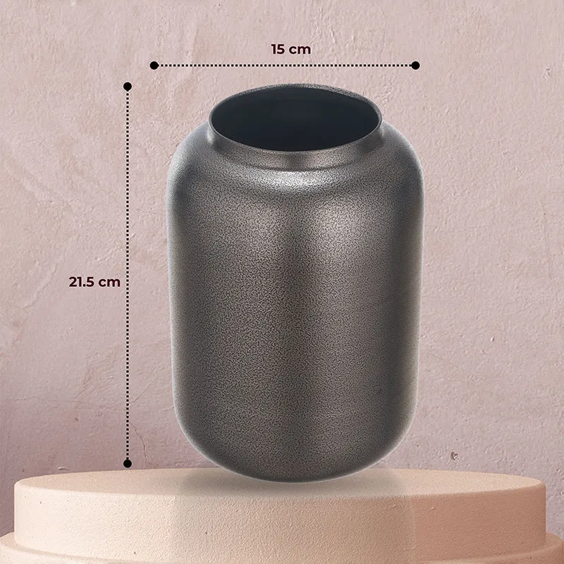 Alexis Metal Vase - Grey media 6