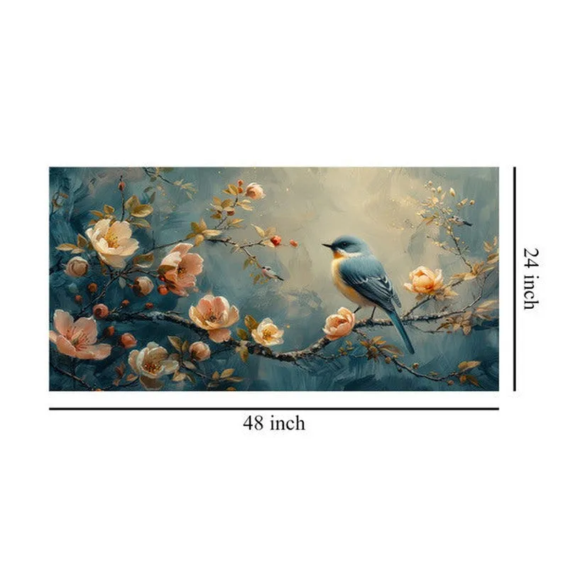 Bird and Blossoms Wall Painting media 7