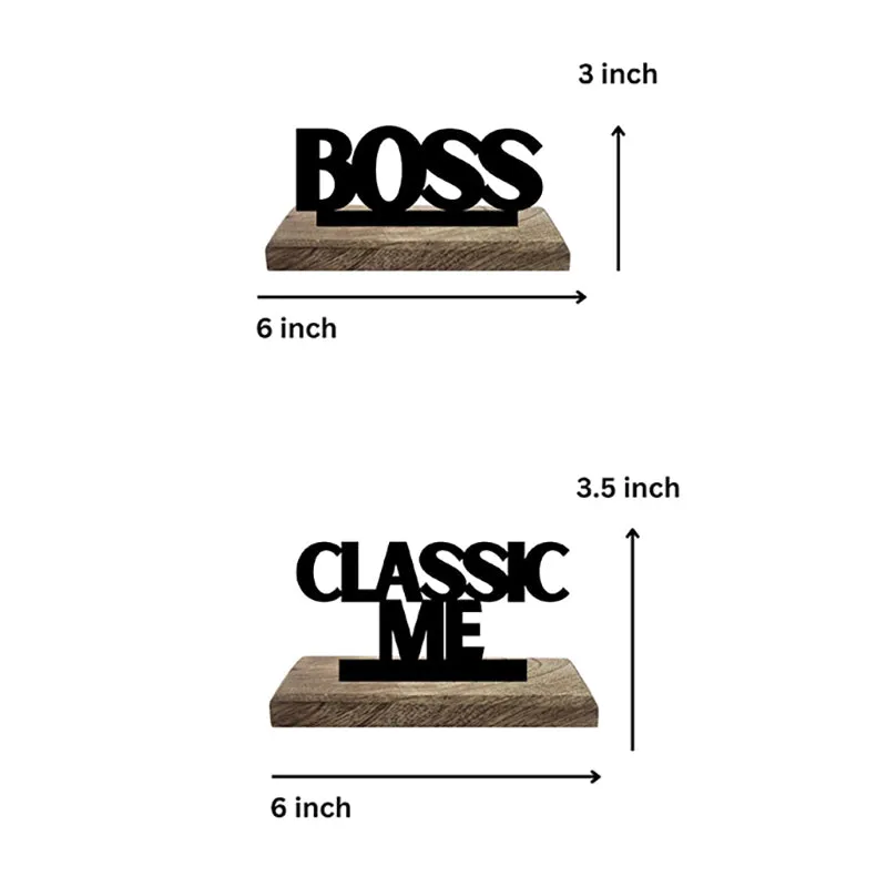 Vintage Leadership Typography Showpiece - Set Of Two media 7