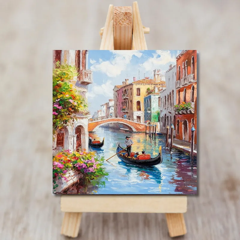 Canals Of Venice Canvas Showpiece media 4