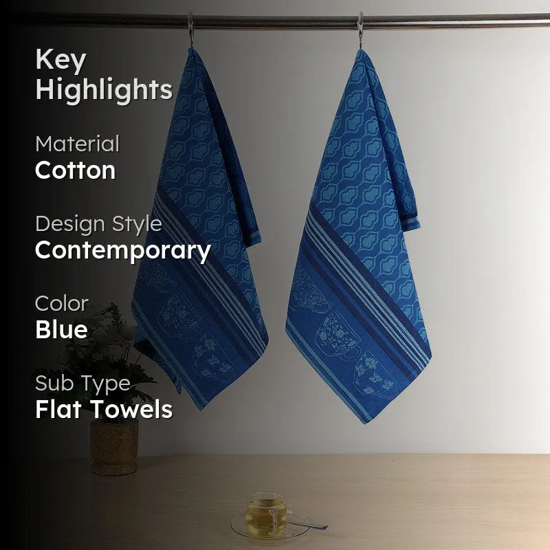Chic Touch Cotton Kitchen Towel - Set Of Two media 2