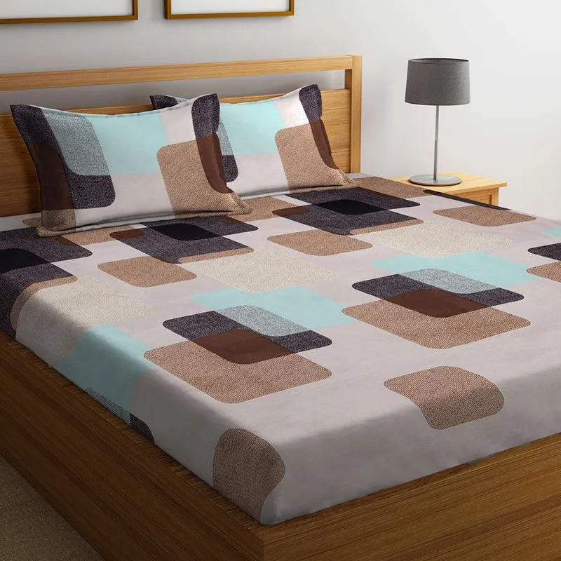 Powell Geometric PollyCotton Bedsheet - 150 GSM media 4