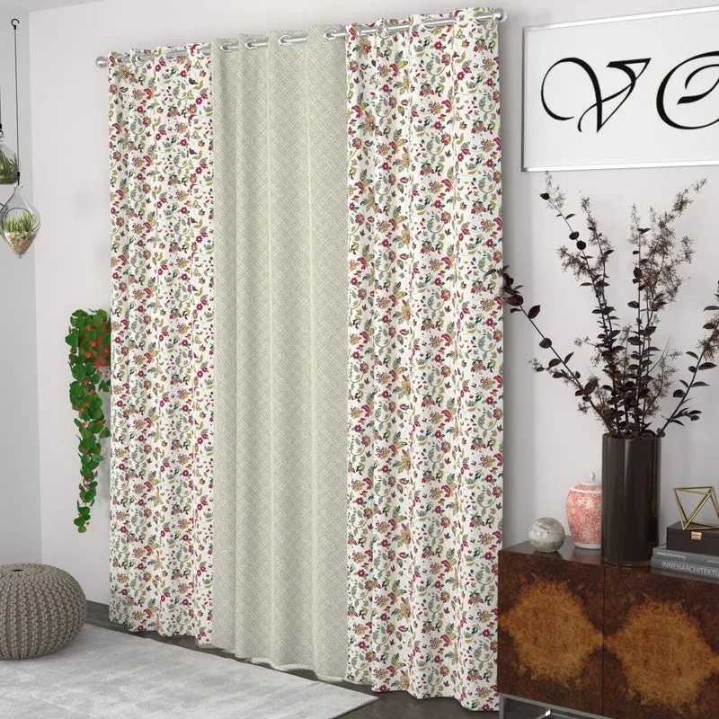 Floral Whisper Bliss Curtains - Set of Three media 3