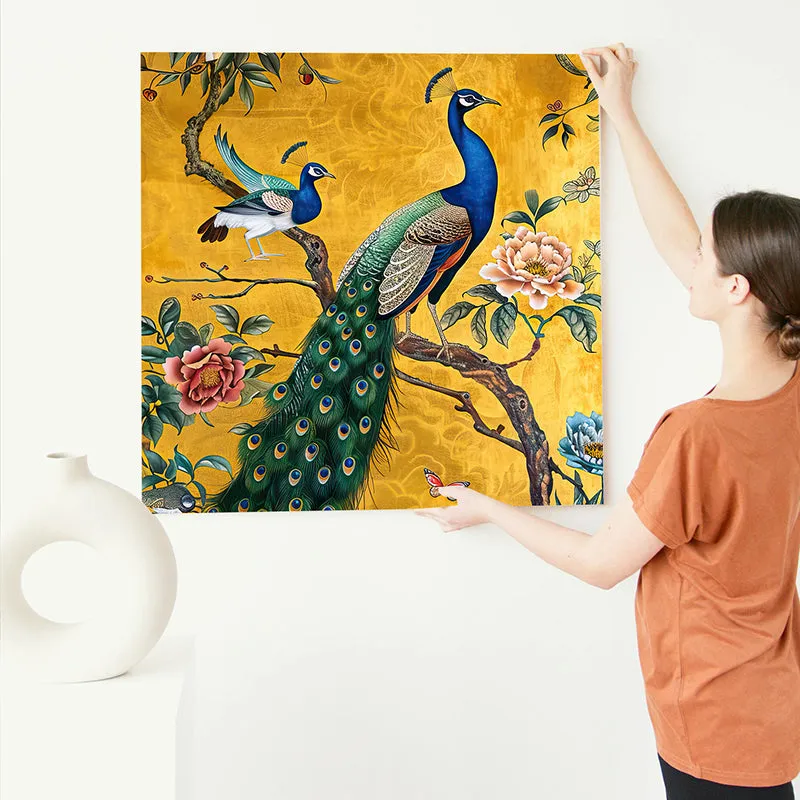 Peacock Of Grace Canvas Wall Art media 7