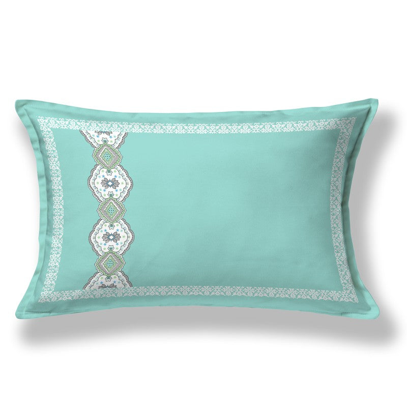 OpulentRest Cotton Bedsheet (Teal) - 180 TC media 4