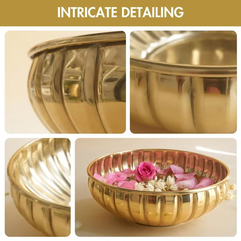 Jasmine Glow Urli  - Gold media 4