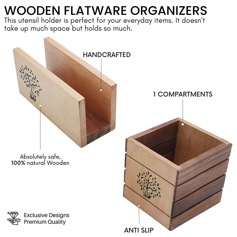 Pipit Edge Wood Cutlery Holder image 5