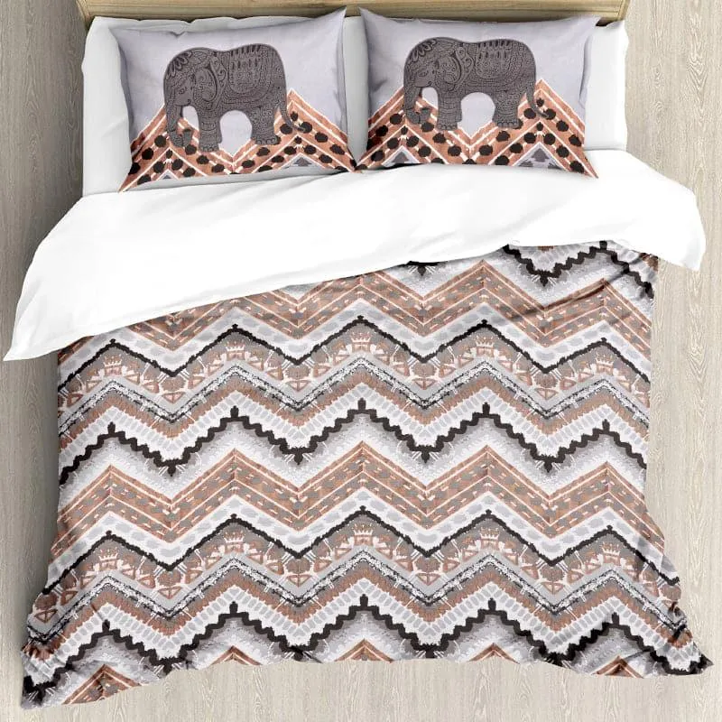 Jasera Ethnic Cotton Bedsheet (Grey) - 180 TC media 3