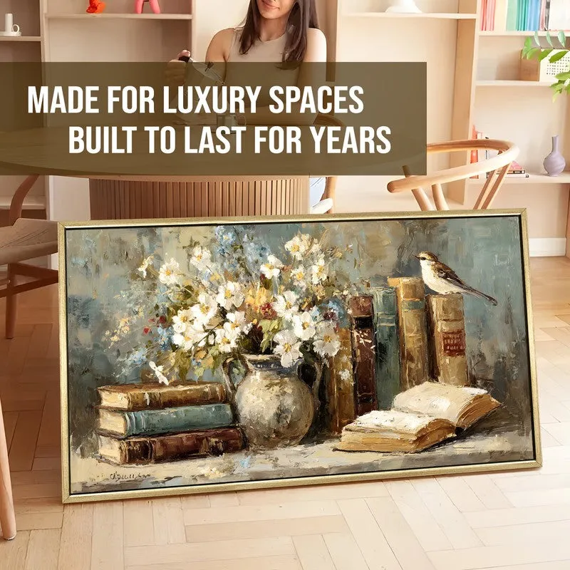 Oldworld Canvas Wall Painting With Frame media 5