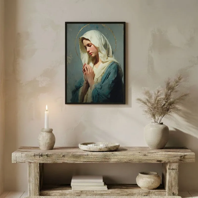 Grace in Devotion I Archival Paper Wall Painting With Black Frame media 3