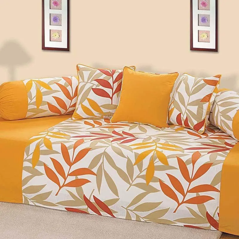 Swayam Fall Colours Diwan Set media 3