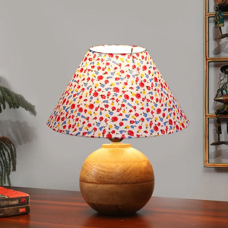 Fleura Orb Cotton Table Lamp - Multicolor media 2