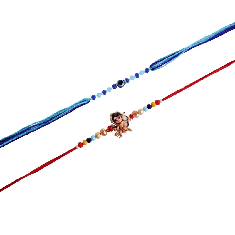 Shri Rama Rakhi with Roli Chawal - Three Piece Set media 6