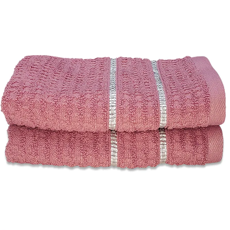Junia Hand Towel (Pink) - Set Of Two media 3