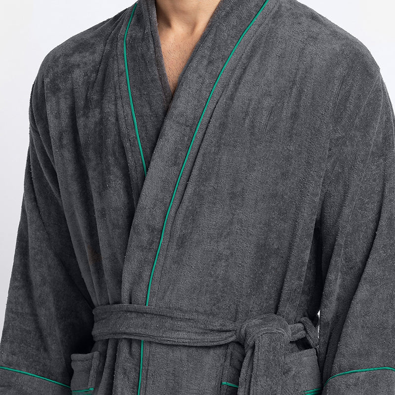 Corbin Bath Robe - Grey media 7