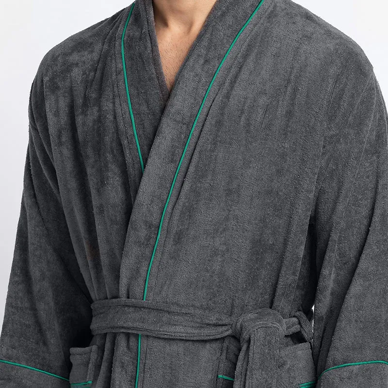 Corbin Bath Robe - Grey media 7