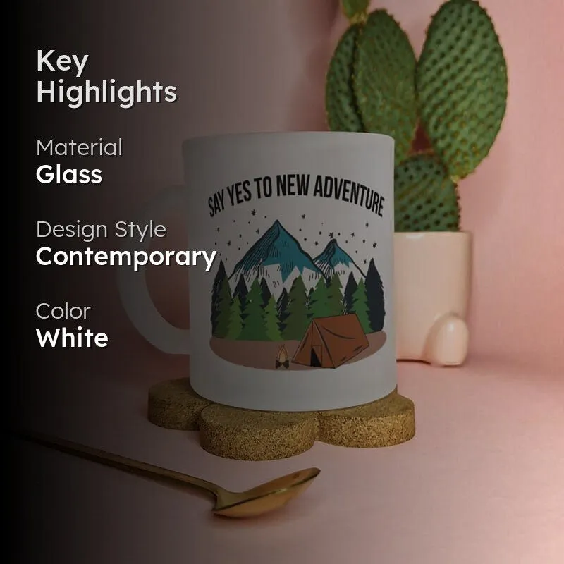 Adventure Glass Coffee Mug (330 mL) media 2