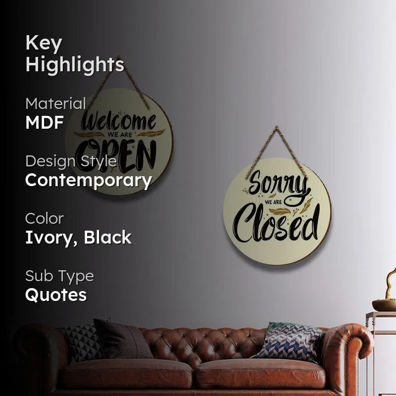 Off-Duty Display Wood MDF Wall Hanging media 2