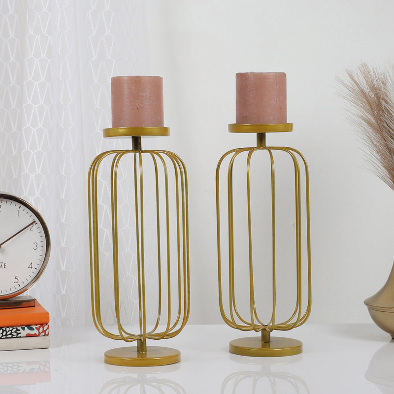 Lumi Abstract Candler Holder - Set Of Two media 3