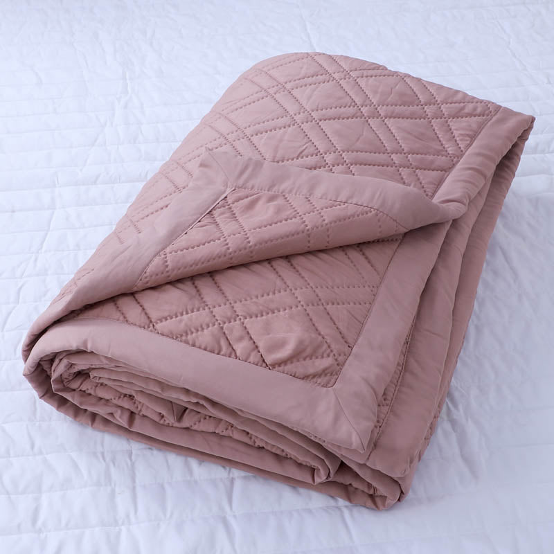 Jisha Microfiber Bedcover - Peach media 5