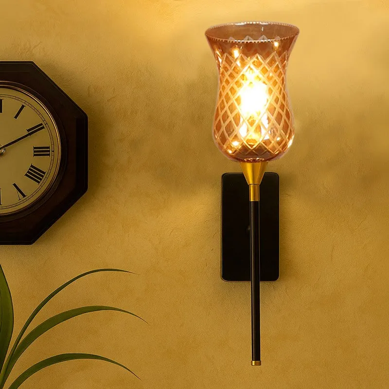 Vintage Glow Glass Wall Lamp media 5