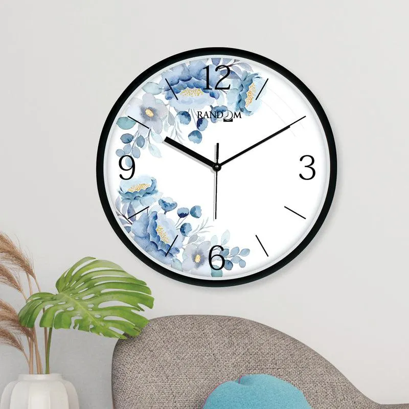 Deen Floral Wall Clock media 1