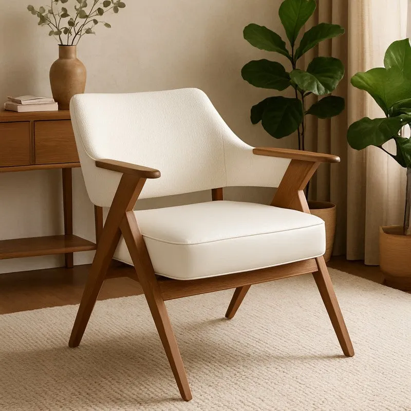 Steve Accent Chair - White media 1