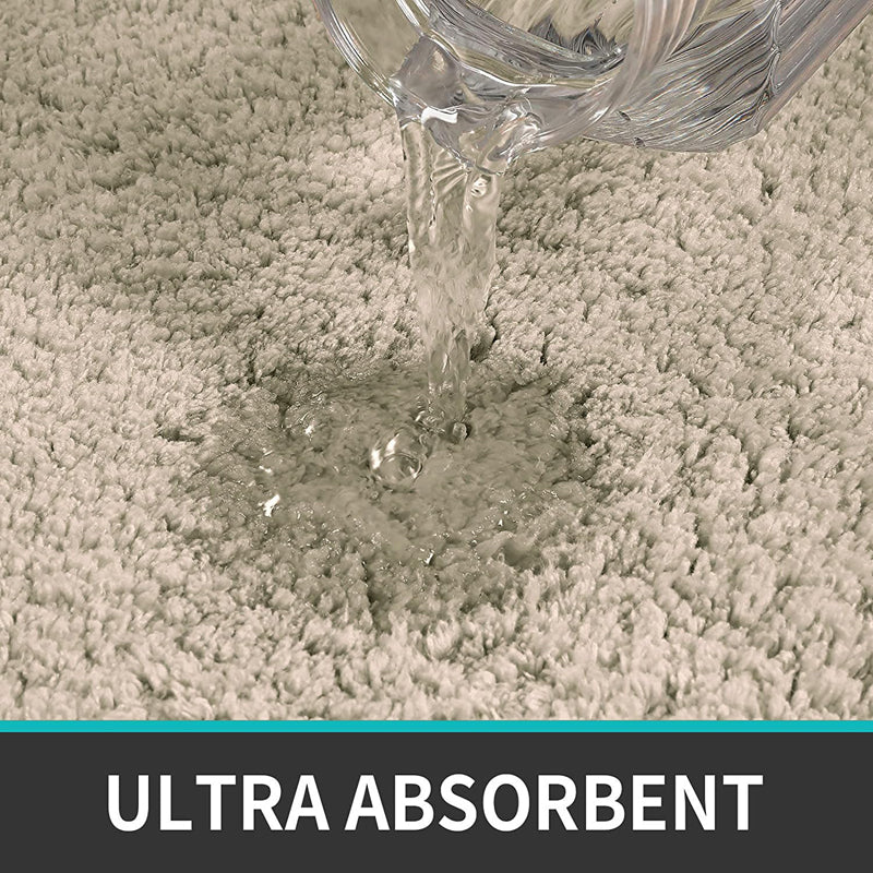 Vegas Luxe Micro Fiber Runner Rug - Beige media 6