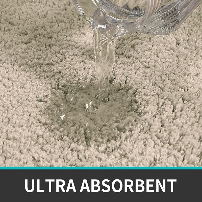 Vegas Luxe Micro Fiber Runner Rug - Beige media 6