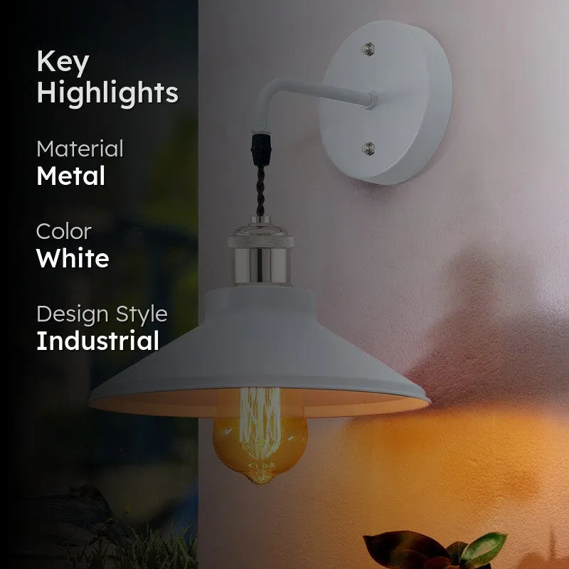 AuraLuxe Versatile Wall Light - White media 2