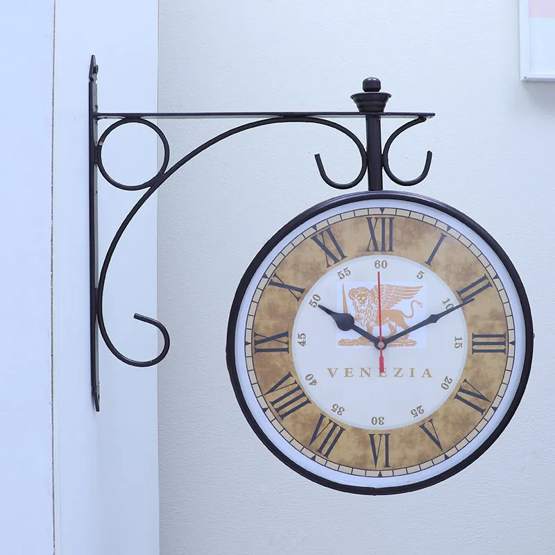 Time Wanderer Iron Wall Clock media 1