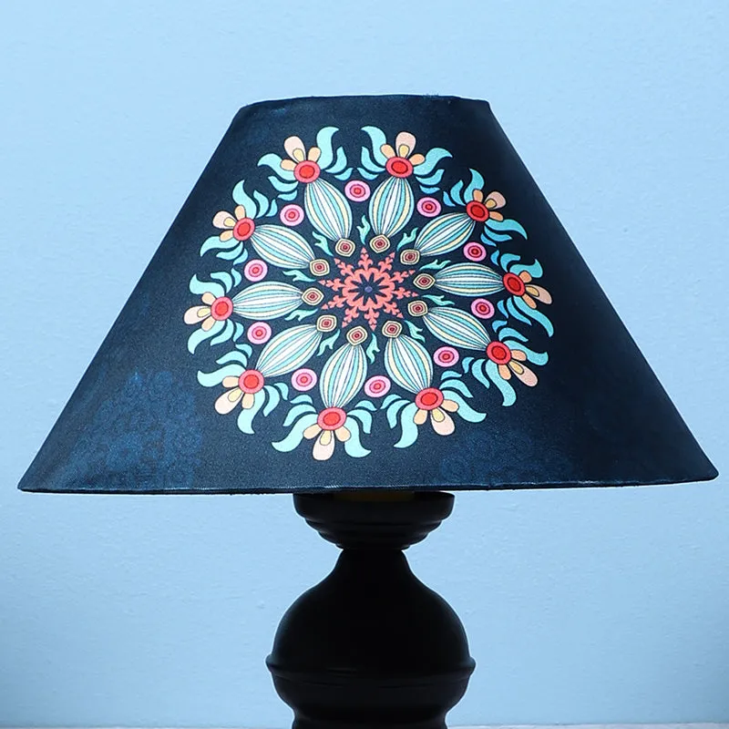 Toile Prima Printed Mango Wood Table Lamp - Multicolor media 3
