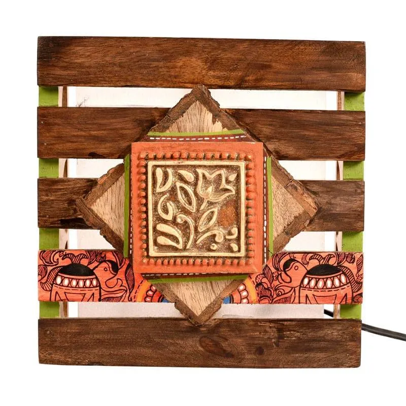 Shotiko Tribal Wooden Wall Lamp media 4