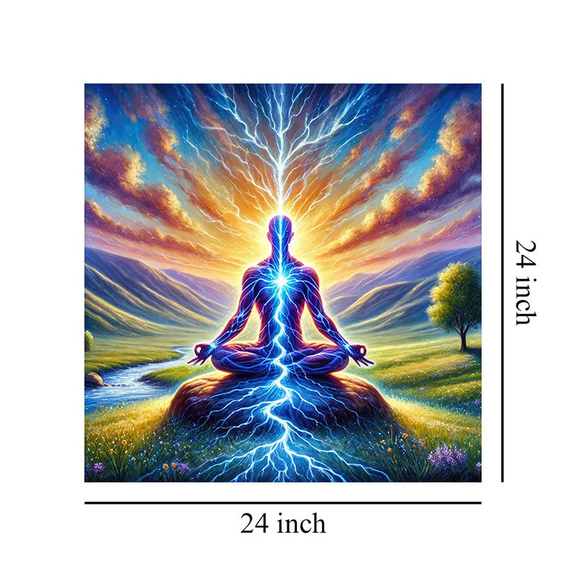 Divine Aura Wall Painting media 7