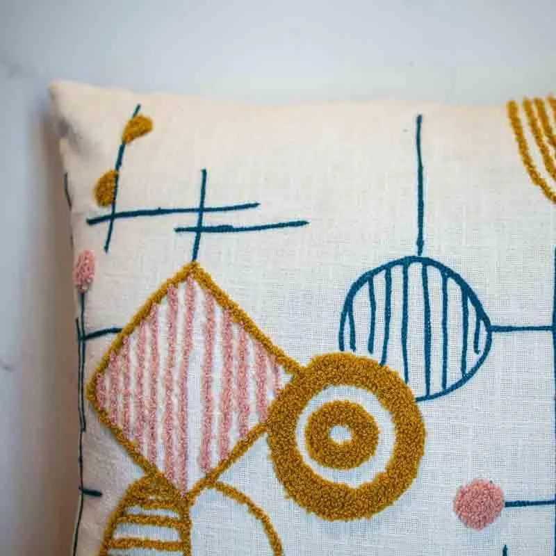 Tinker Geometric Cotton Cushion Cover media 6