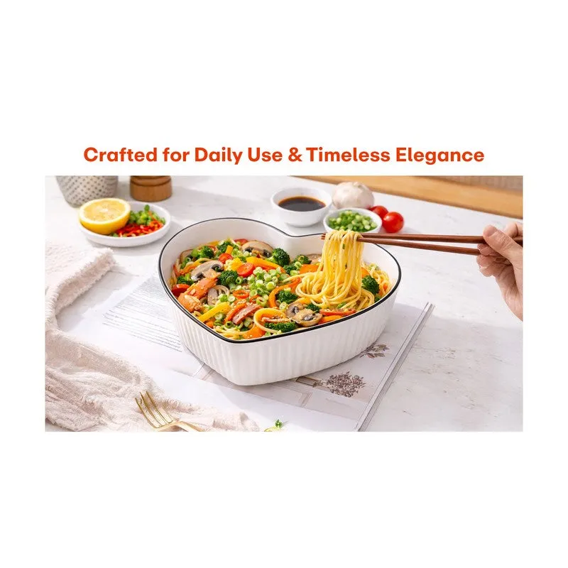 Rioware Grain Touch Ceramic Serving Bowls (700/350 mL Each) - Set of Five media 9