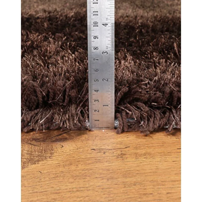 Table Tufted Woven Whisper Rug - Chocolate media 7