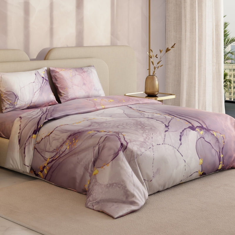 Purple & White