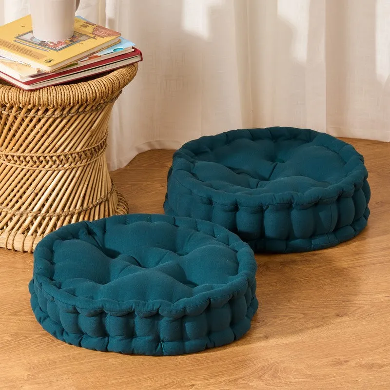 Aidan Floor Cushion (Botanical Green) - Set Of Two media 1