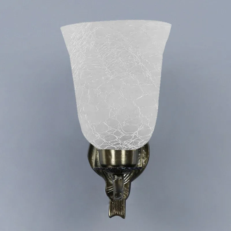 Crystal Bloom Antique Base Glass Wall Lamp media 6