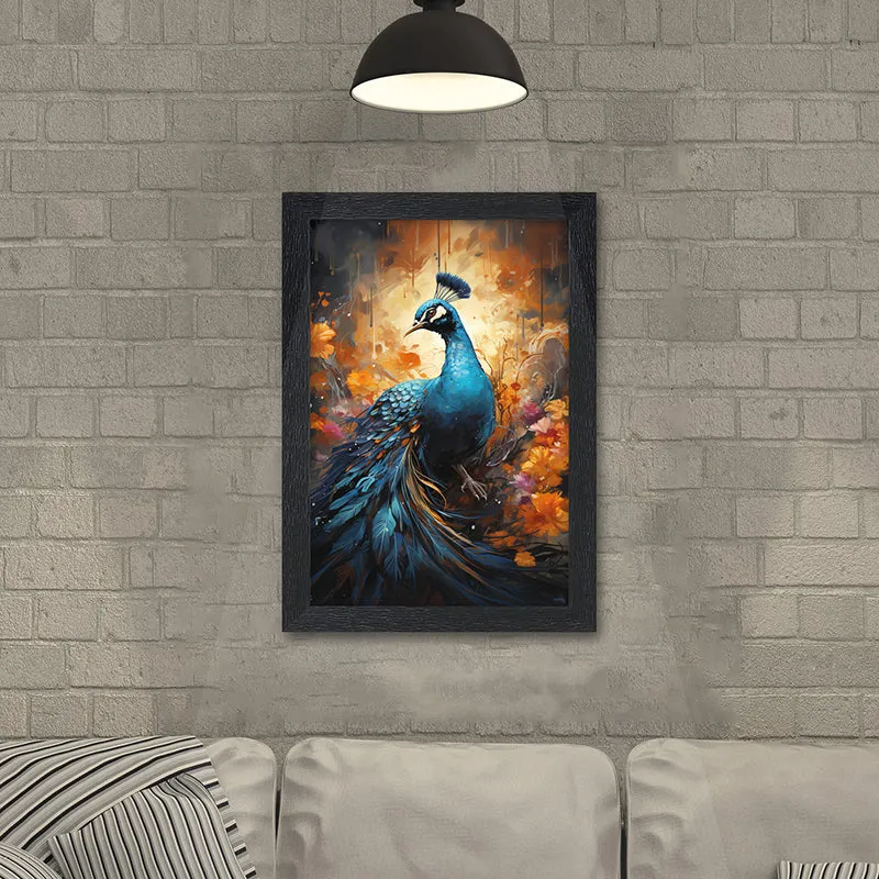Cosmic Mayoora Wall Painting media 5