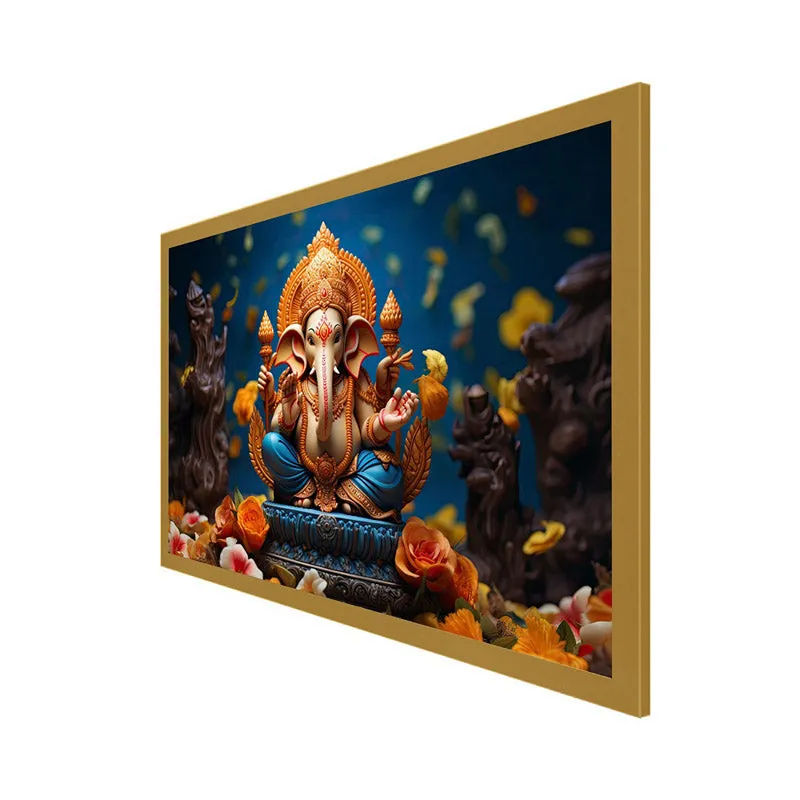 Vinayak Vajra Wall Painting With Frame media 7