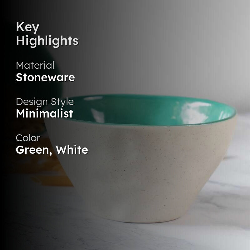 Turquoise Tranquility Serving Bowl media 2