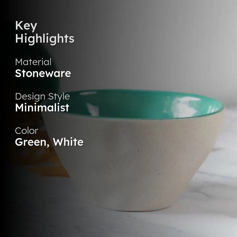 Turquoise Tranquility Serving Bowl media 2
