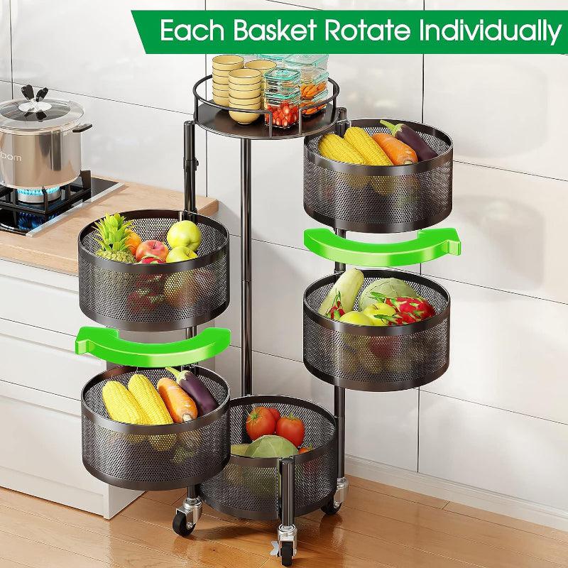 Meso Two Tier Storage Rack With Wheels media 4